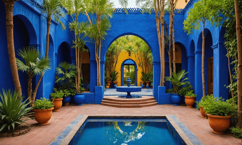 Jardin Majorelle: Surga Biru di Tengah Kota Marrakesh